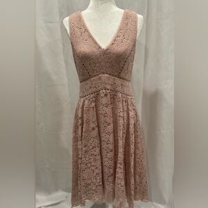 NWOT BHLDN Perri Lace V-Neck Dress